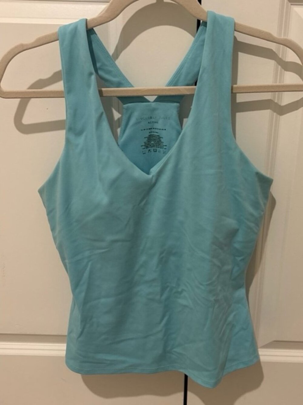 Light Blue Women's Racerback Tank Top